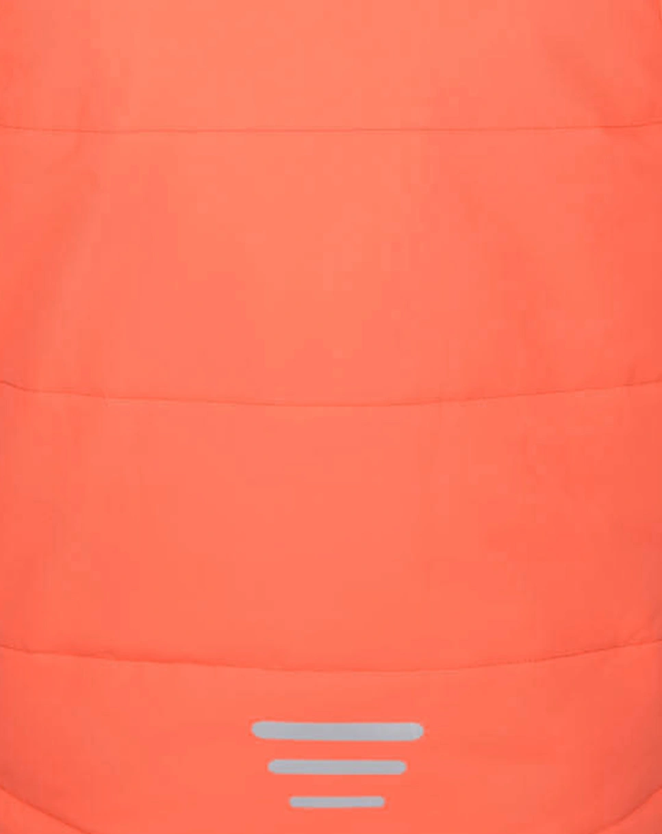 Kapuzen-Steppweste NARVIK in peach/mulberry