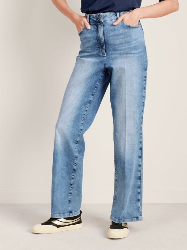Jeans wijde pijpen Van BASLER denim
