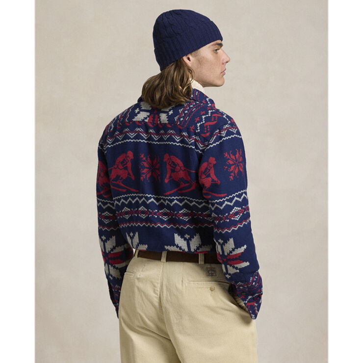 Polo Ralph Lauren FLANNEL JACQUARD-CLMATS 6564 holiday ski jacquard
