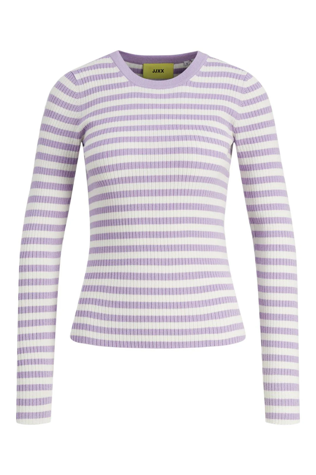 Jjxx Jxjodi Tight Stripe Crew Neck Knit 4412397 lilac breeze cloud dancer