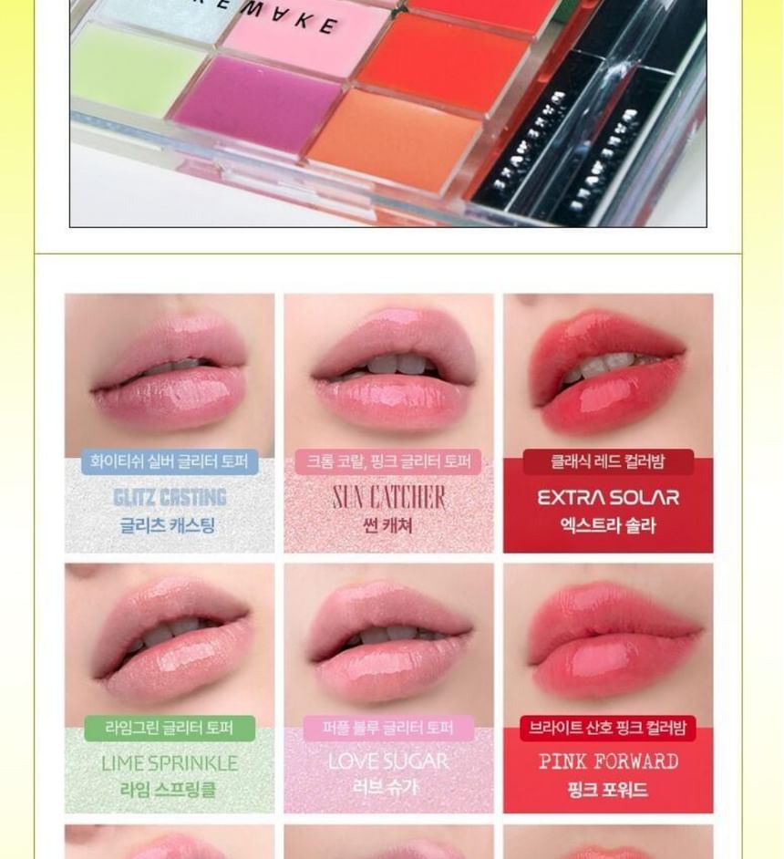 WAKEMAKE - Soft Coloring Lip Palette - 3 soorten