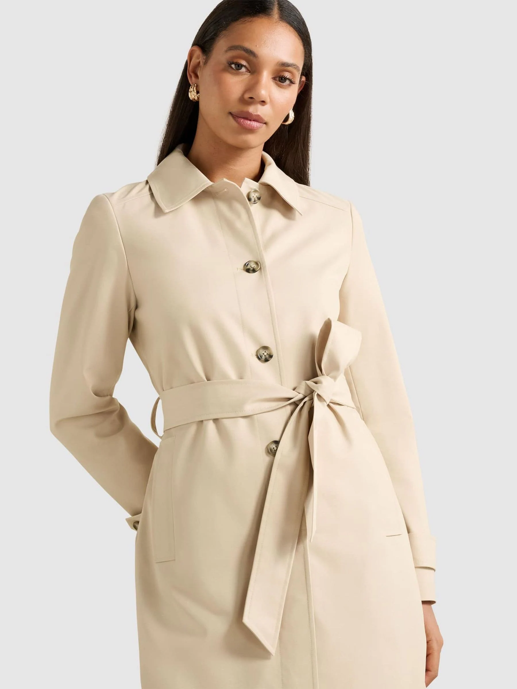 Forever New Helen Single Breasted Trench Coat