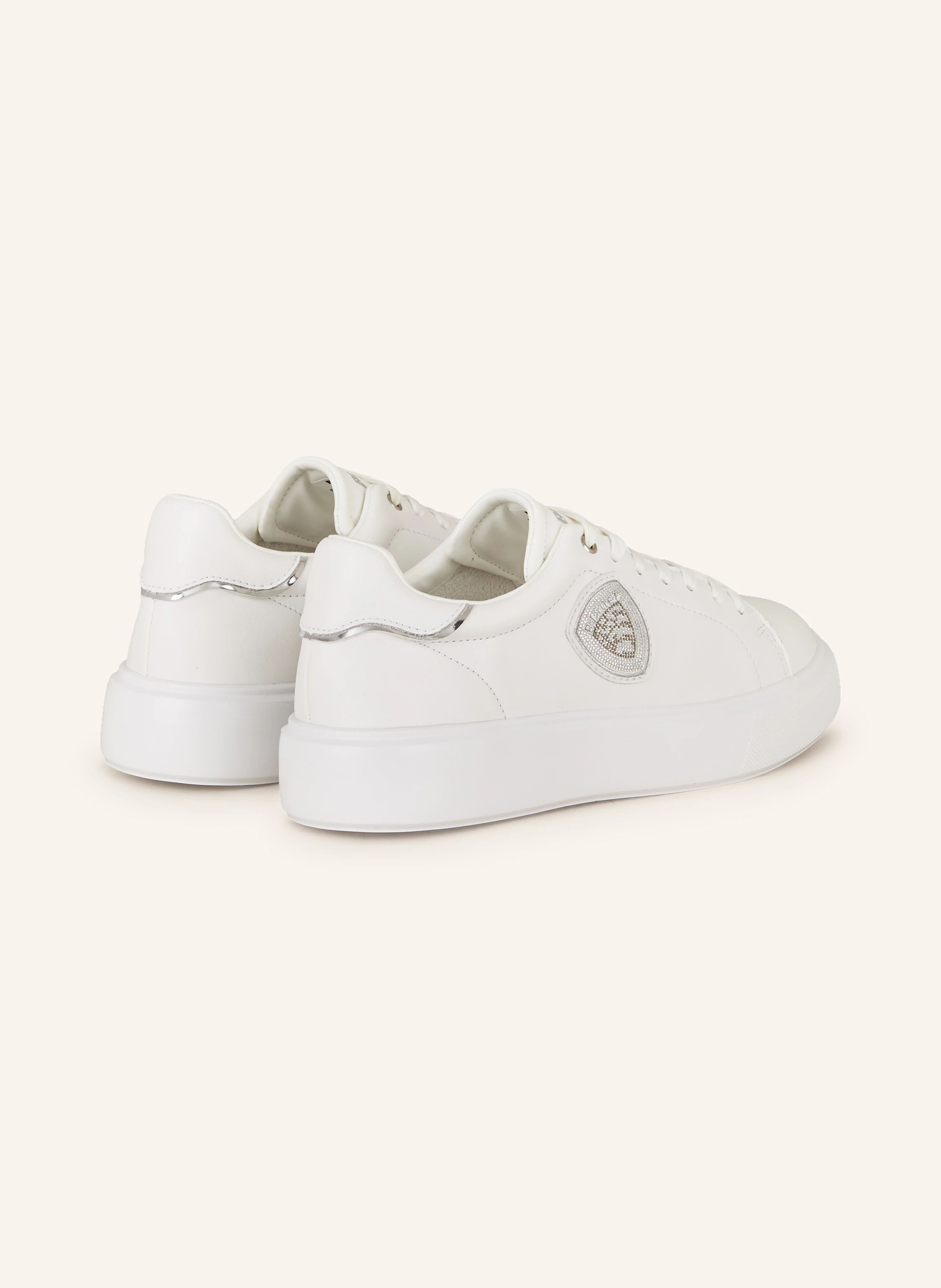 Blauer Sneaker VENUS mit Schmucksteinen