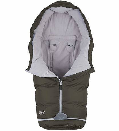 Voksi Fußsack - Active - 100/125 cm - Olivgrün/Grau