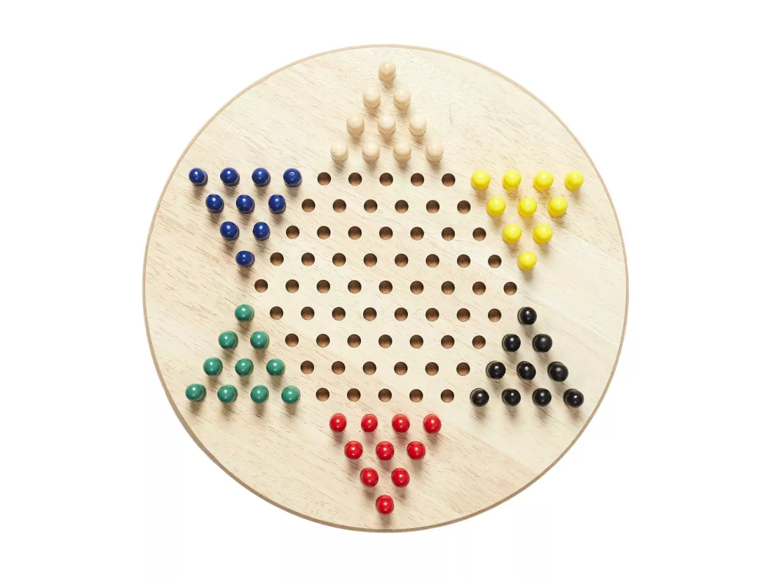 Jeu De Dames Chinoises En Bois