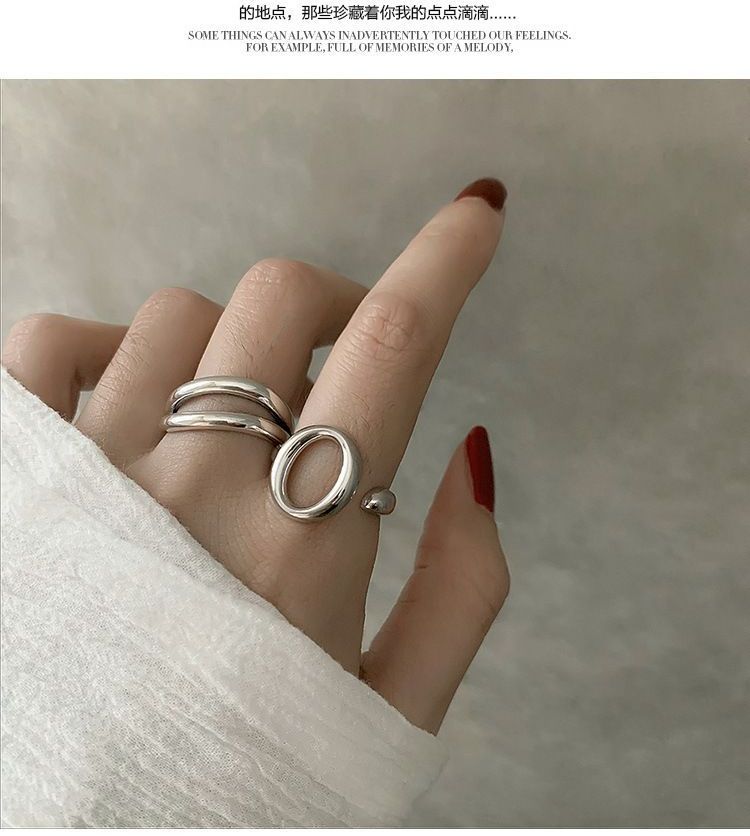 Fireflicka - 925 Sterling Zilveren Open Ring