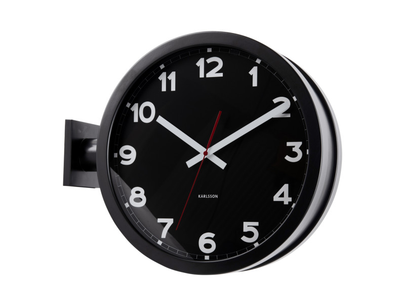 Wall Clock New Classic Double Sided KA5966BK Black