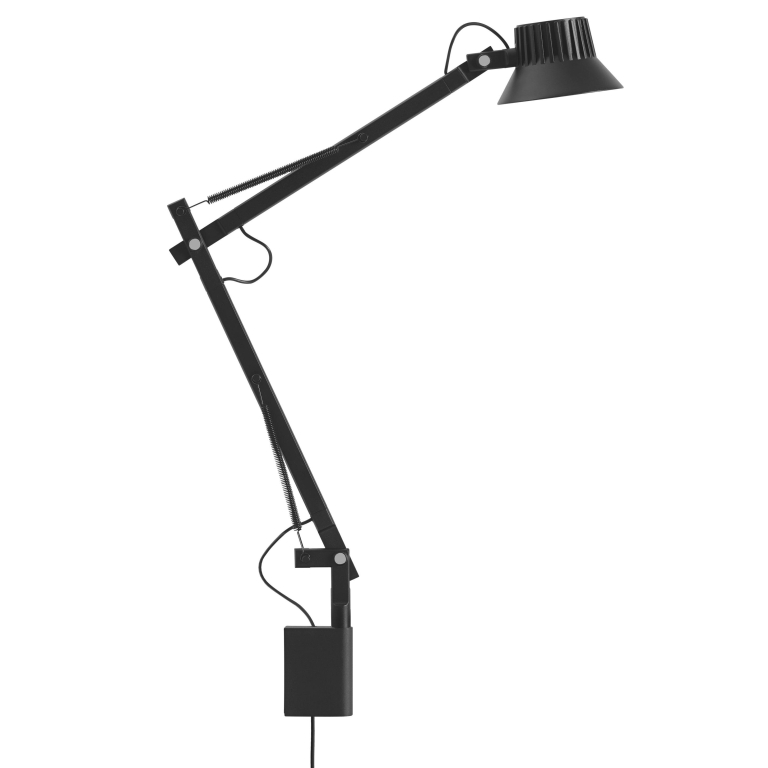 Muuto Dedicate S2 wandlamp zwart