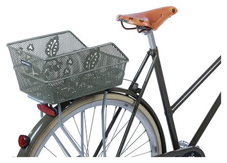 Panier Arrière Basil Cento Flower S Vert Olive