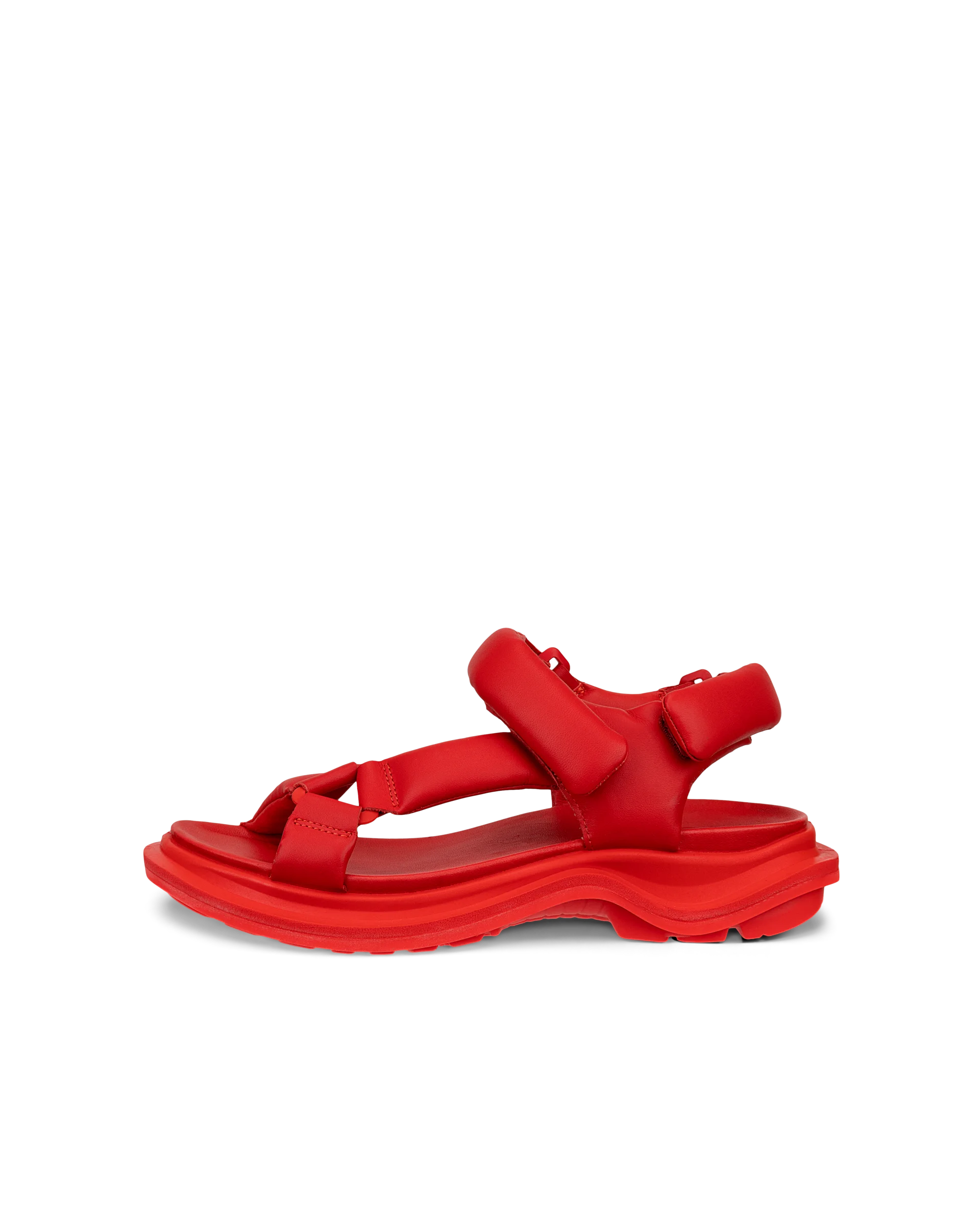 ECCO OFFROAD Damen Trekkingsandale aus Leder Rot