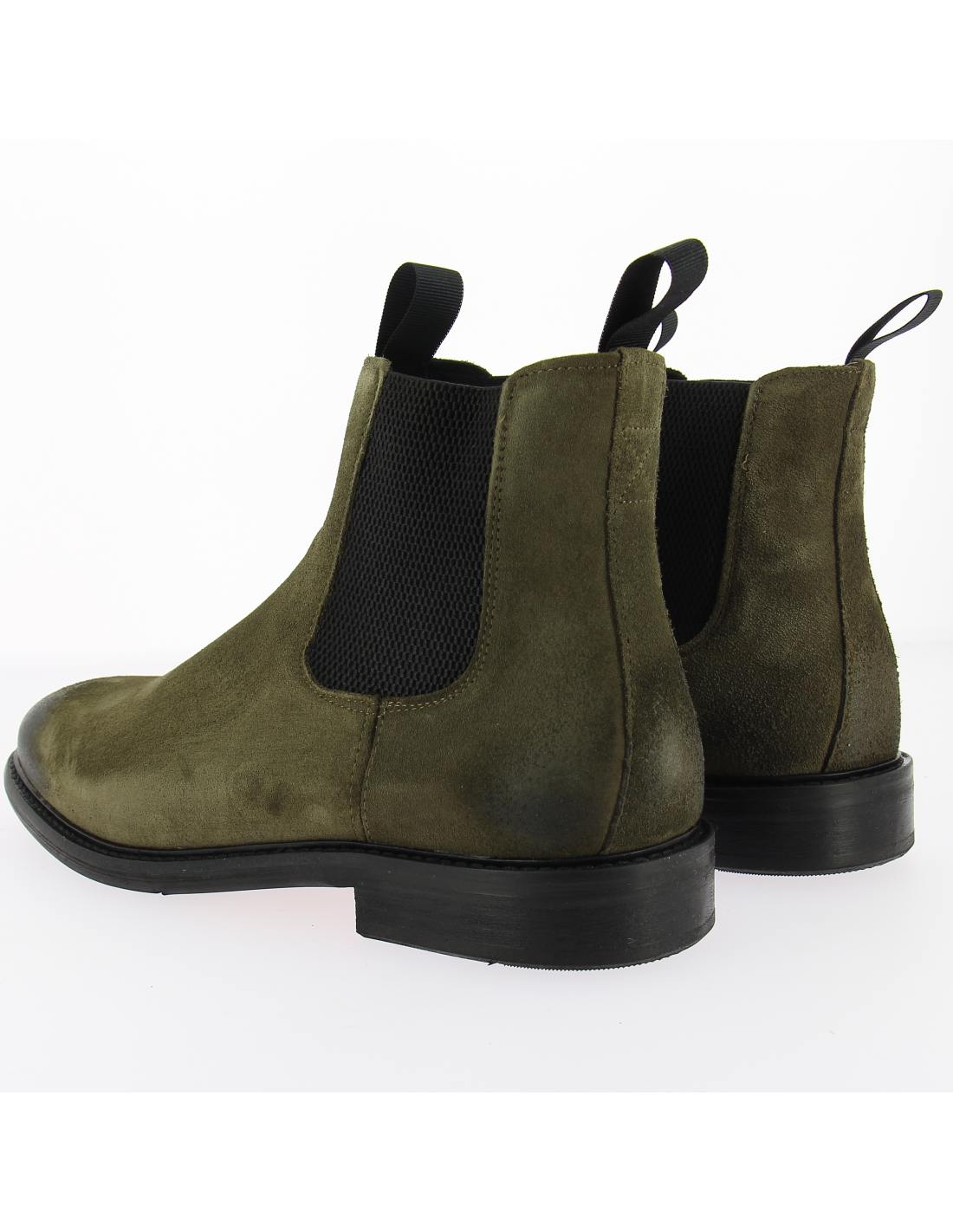 schmoove chelsea boots homme pilot chelsea cuir kaki