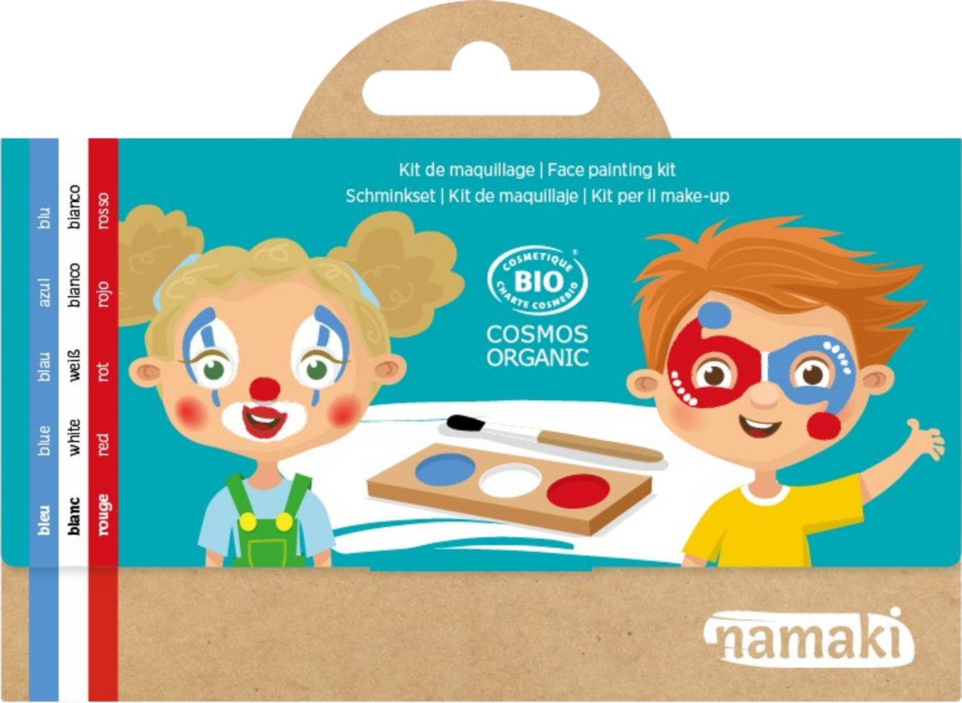 namaki  Clown & Harlequin Face Painting Kit