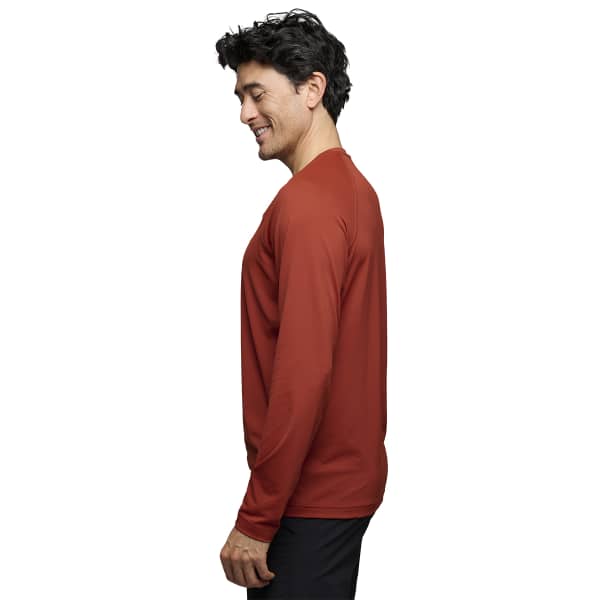 T-shirt randonnée BLACK DIAMOND ALPENGLOW LS CREW BURNT SIENNA