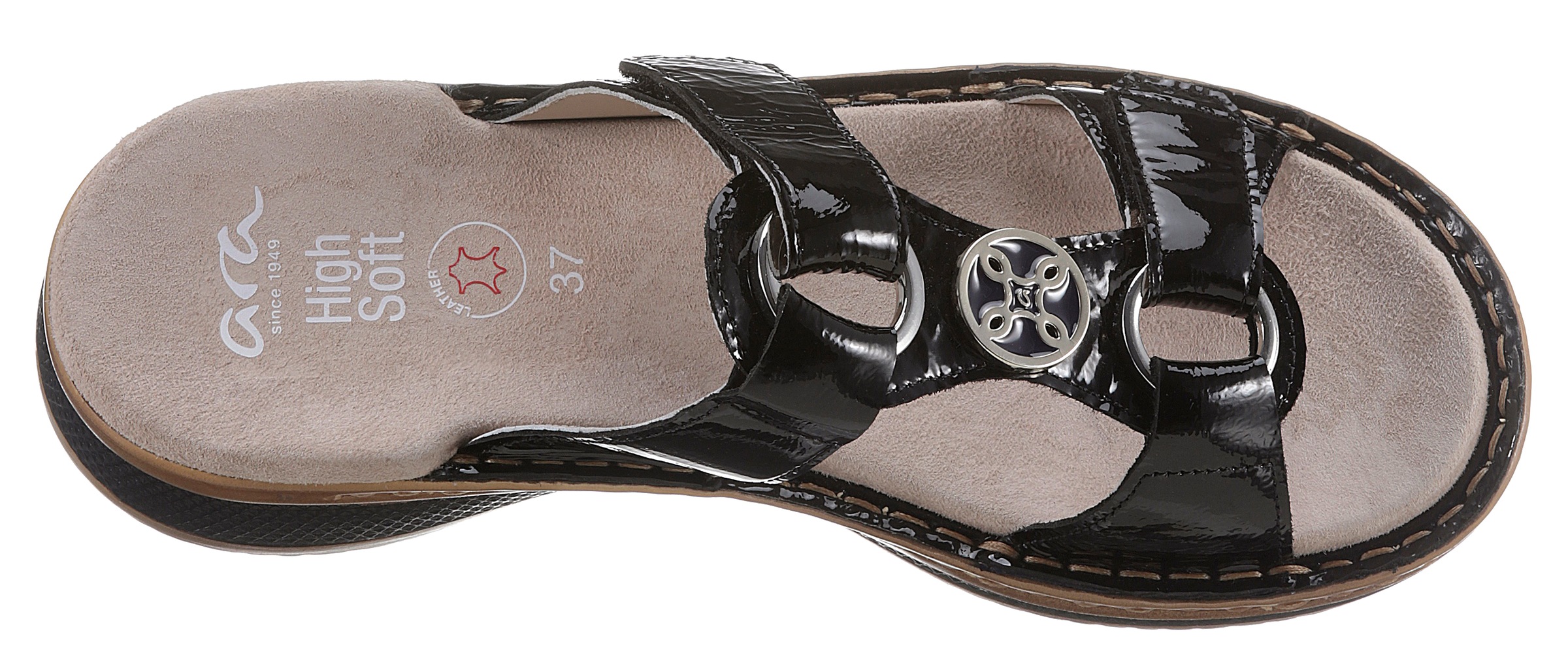 Ara Pantolette »HAWAII«  , Keilabsatz, Sommerschuh, Schlappen mit Klett