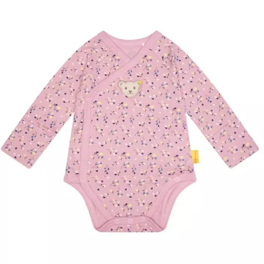 Steiff Girls Wickelbody langarm Pink Nectar