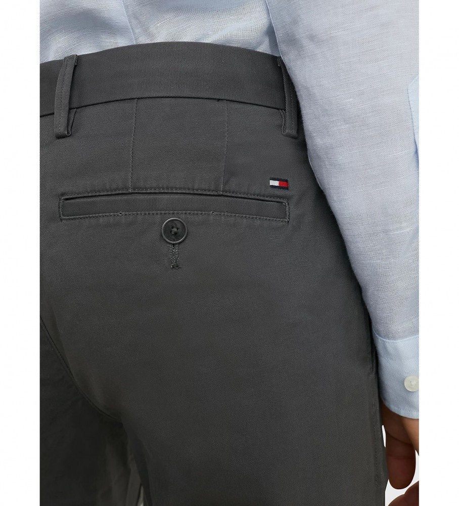 Calça chino Tommy Hilfiger Denton 1985 Collection, cinza
