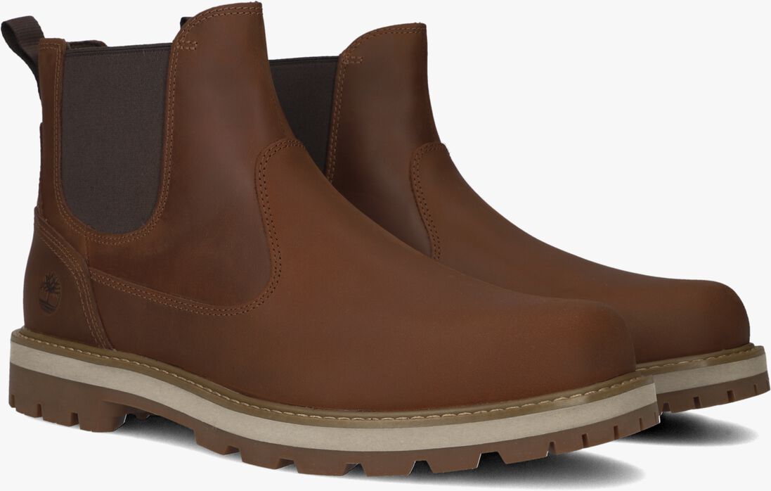 cognac timberland chelsea boots britton road mid chelsea