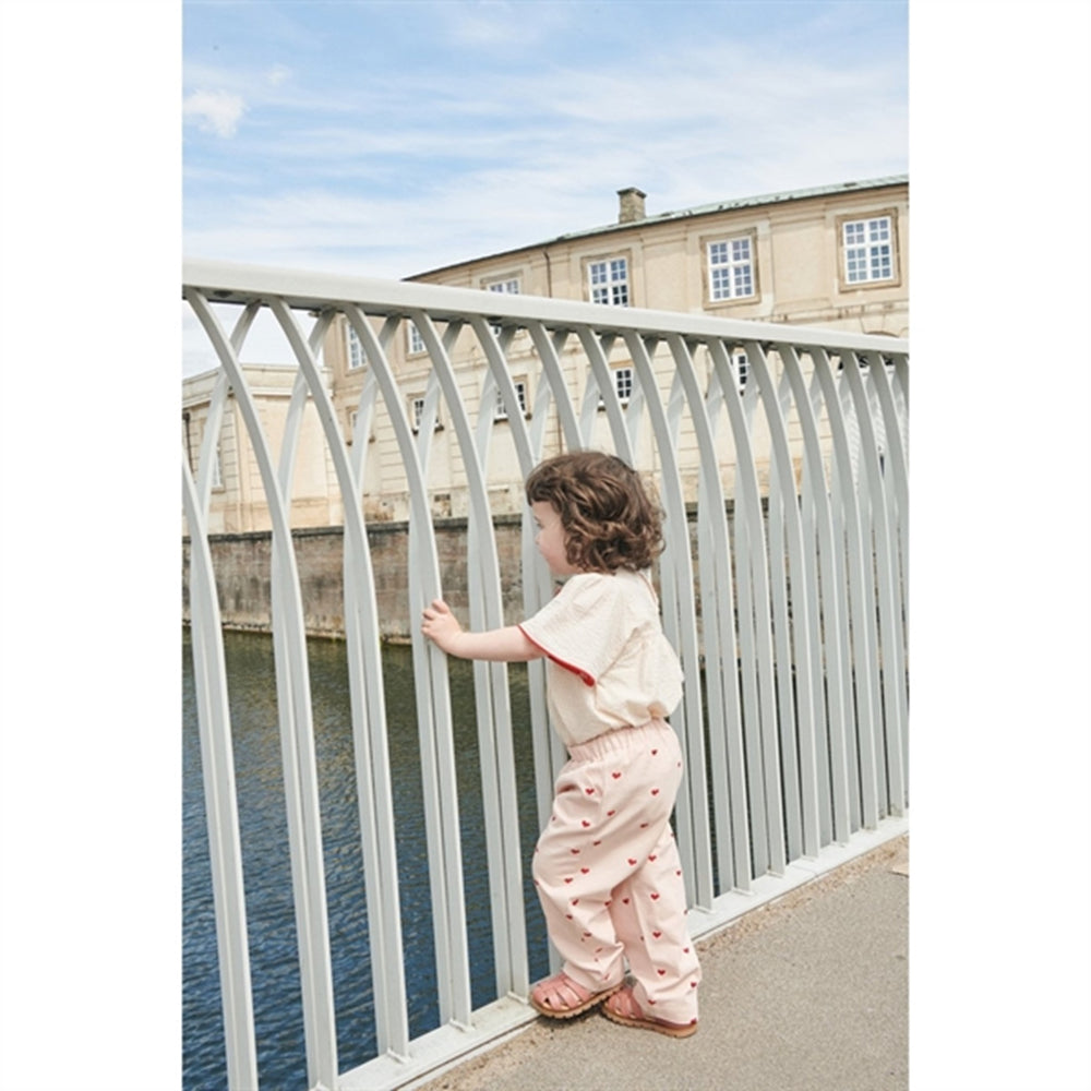 Køb Copenhagen Colors Dusty Rose W Cream Stripe Seersucker Bluse