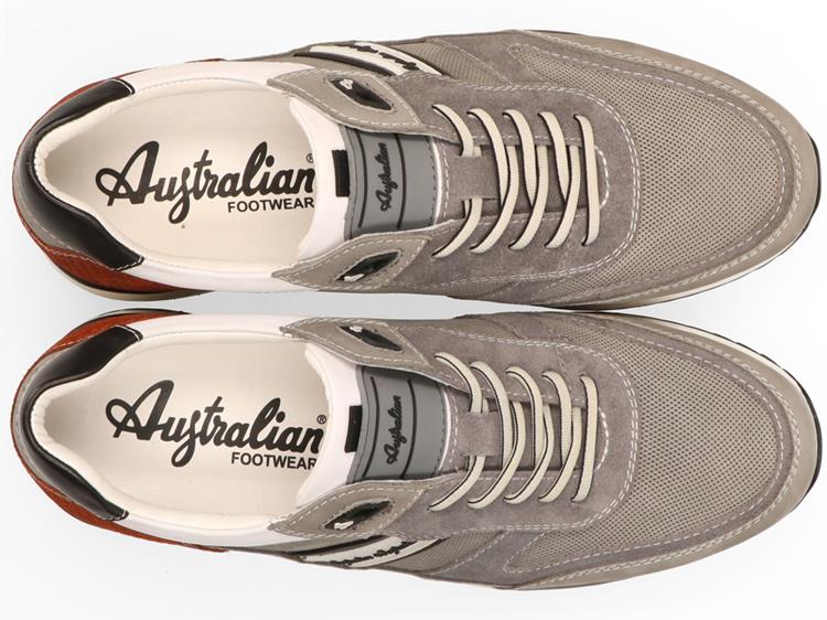 Australian Footwear Filmon Grey-White-Brick
