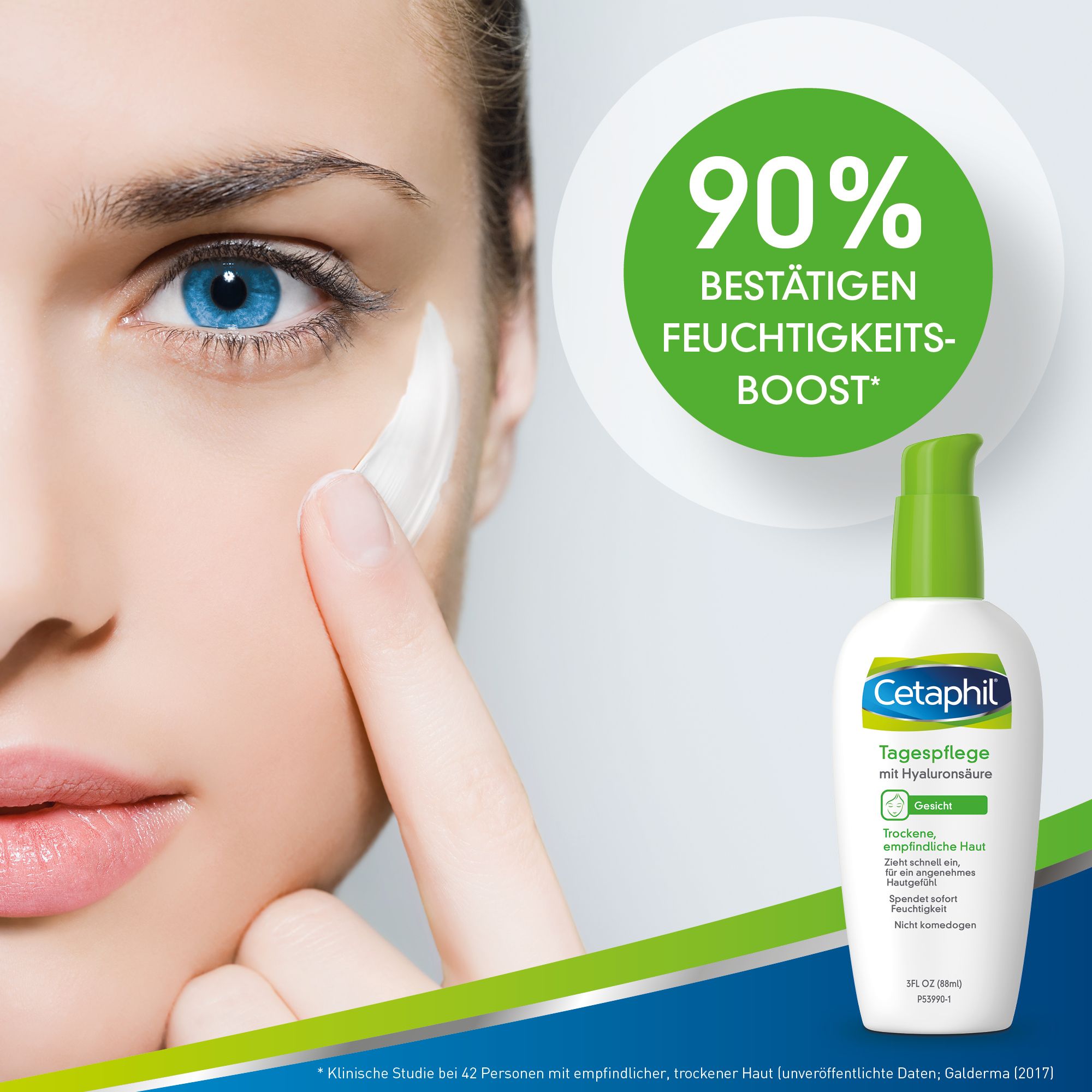 CETAPHIL Tagespflege mit Hyaluronsäure Sanfte Anti-Aging Pflege für das Gesicht