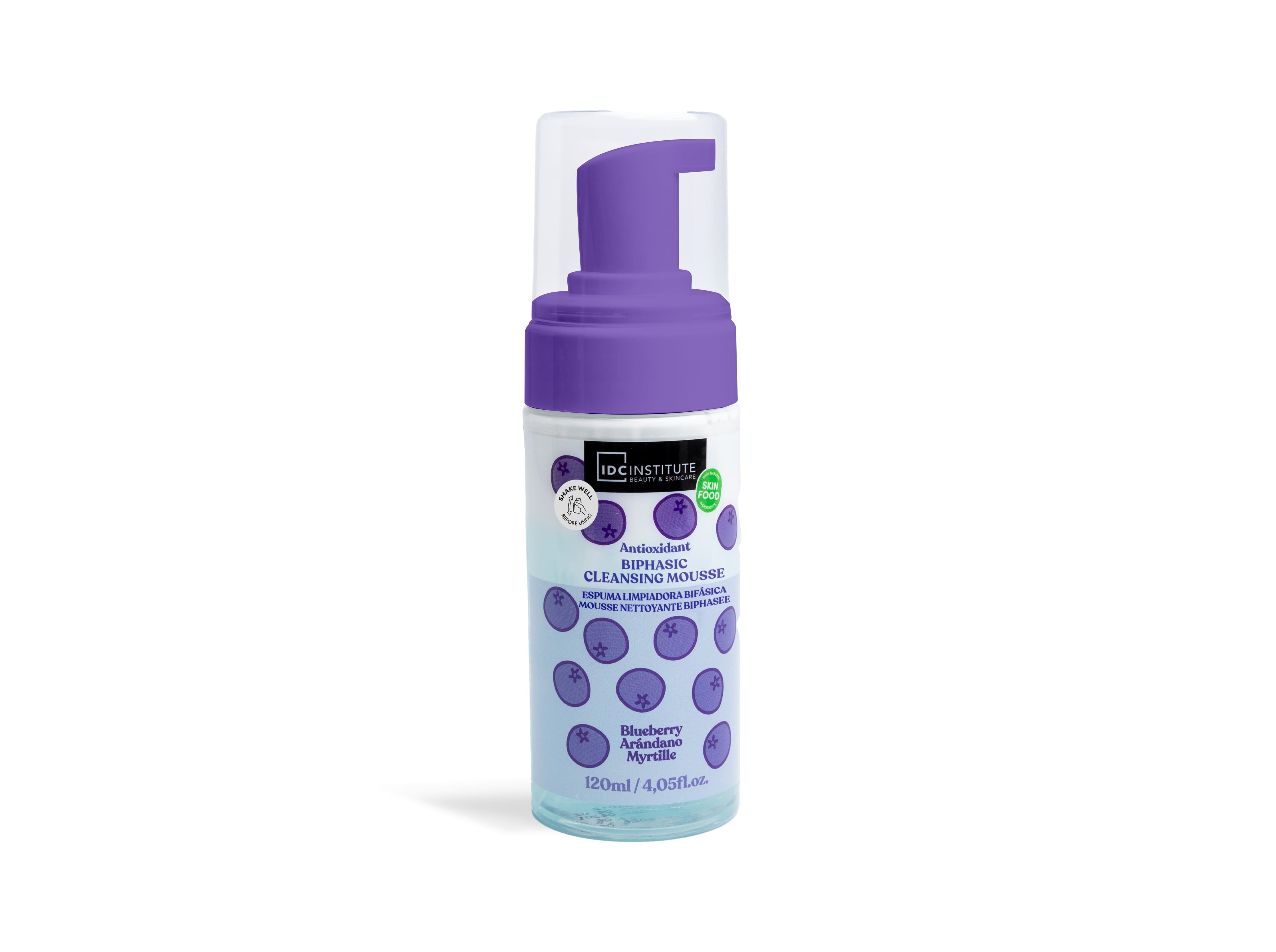 MOUSSE DE LIMPEZA IDC INSTITUTE BLUEBERRY 120 ML
