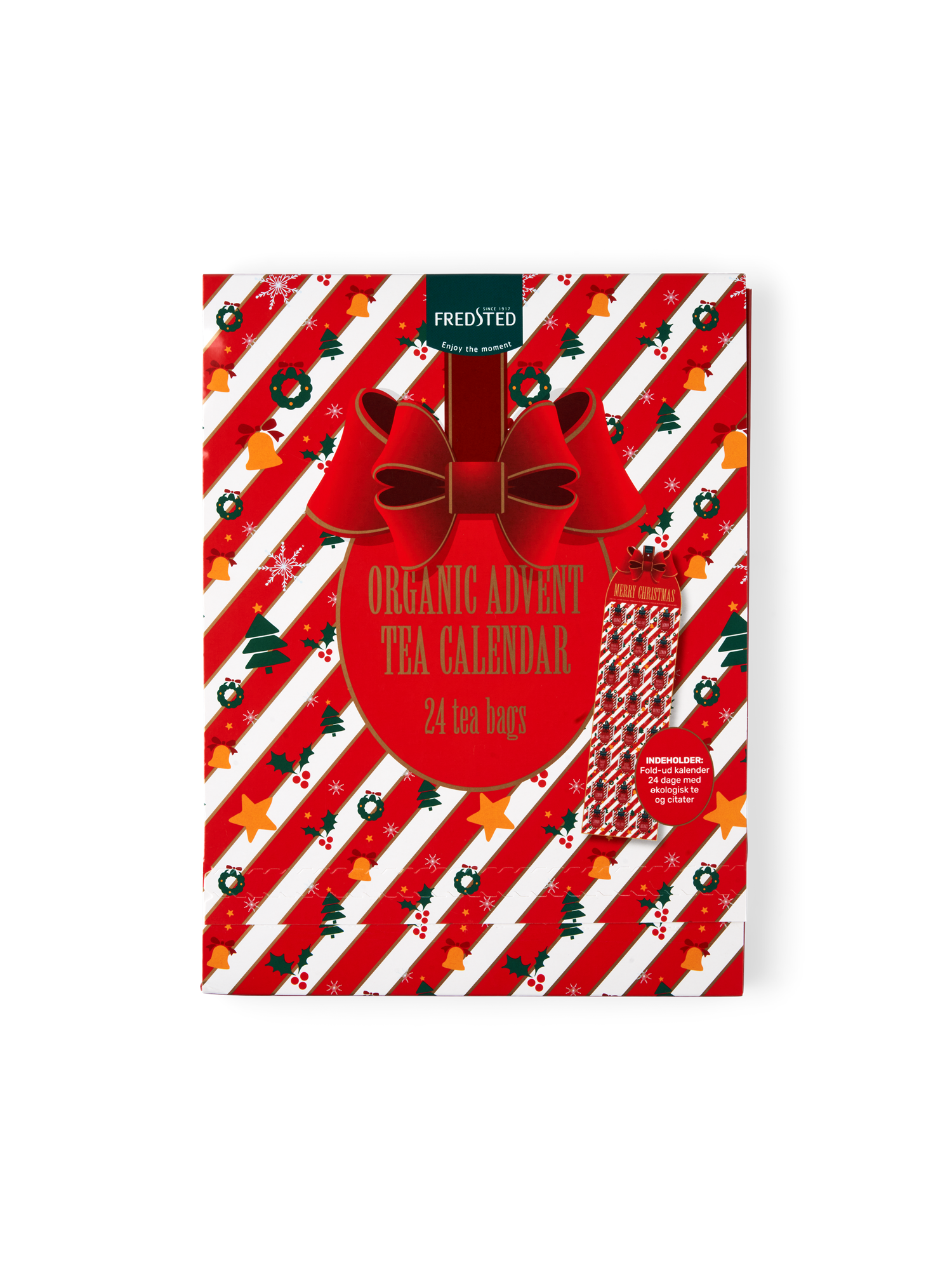 Fredsted julekalender | 25,5 x 19,1 x 17 cm.