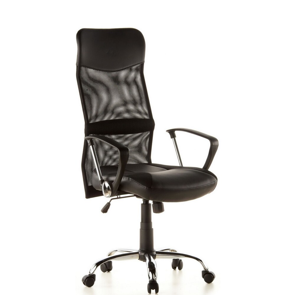 Home Office Chefsessel ARTON 20 Kunstleder/Netzstoff mit Armlehnen hjh OFFICE