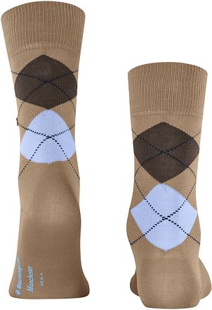 Burlington Manchester Sok Ruit Beige 4240 21088-4240 kopen