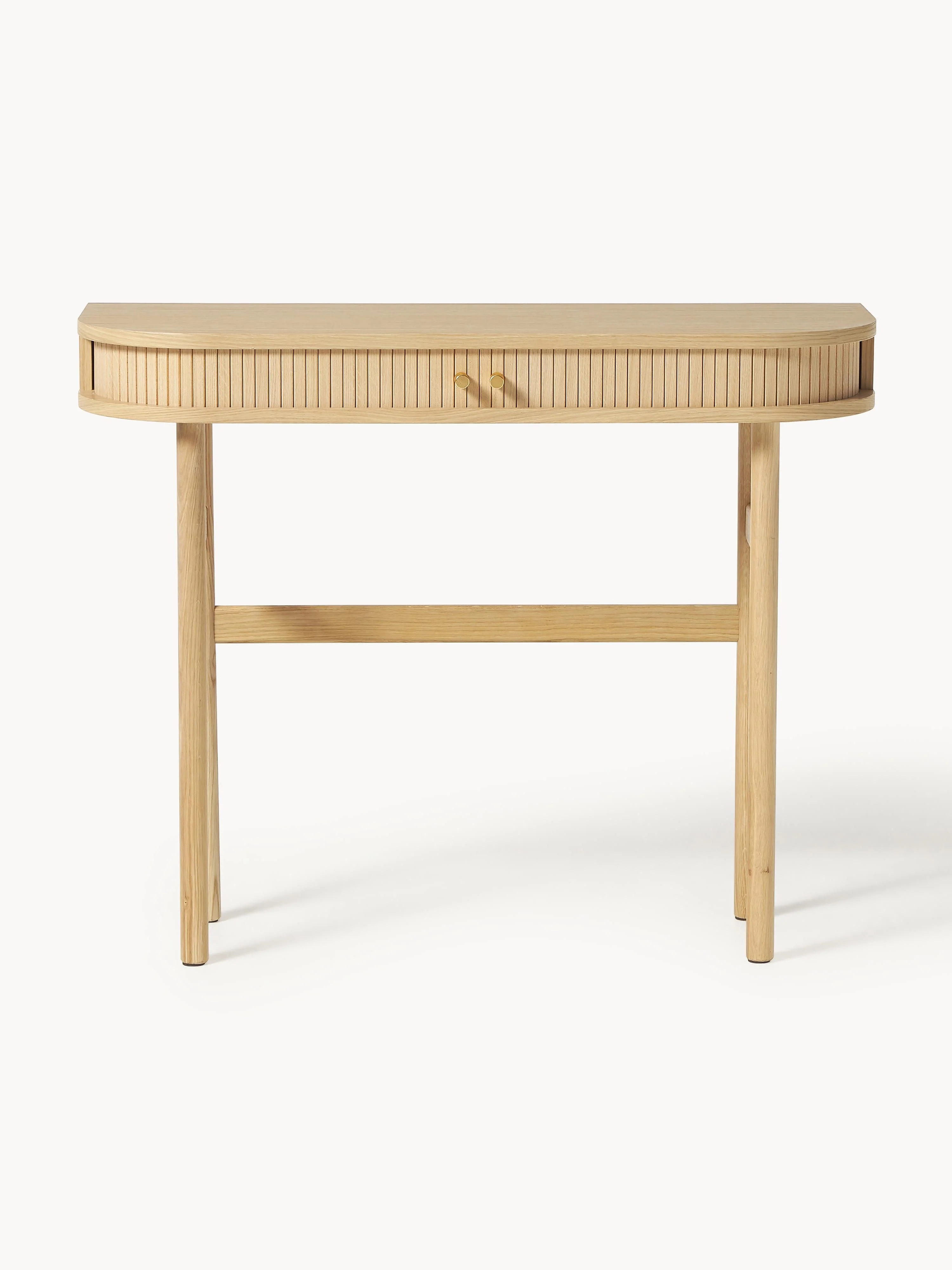 Console Calary met geribde voorzijde