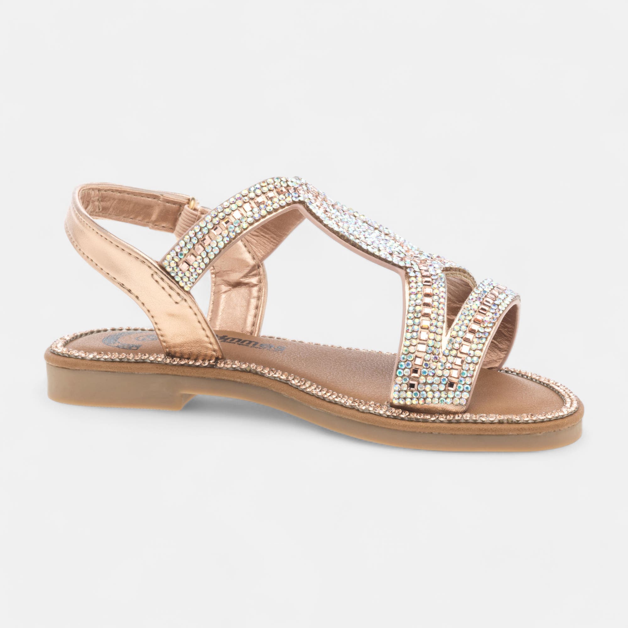 Nu-pieds Fille rose