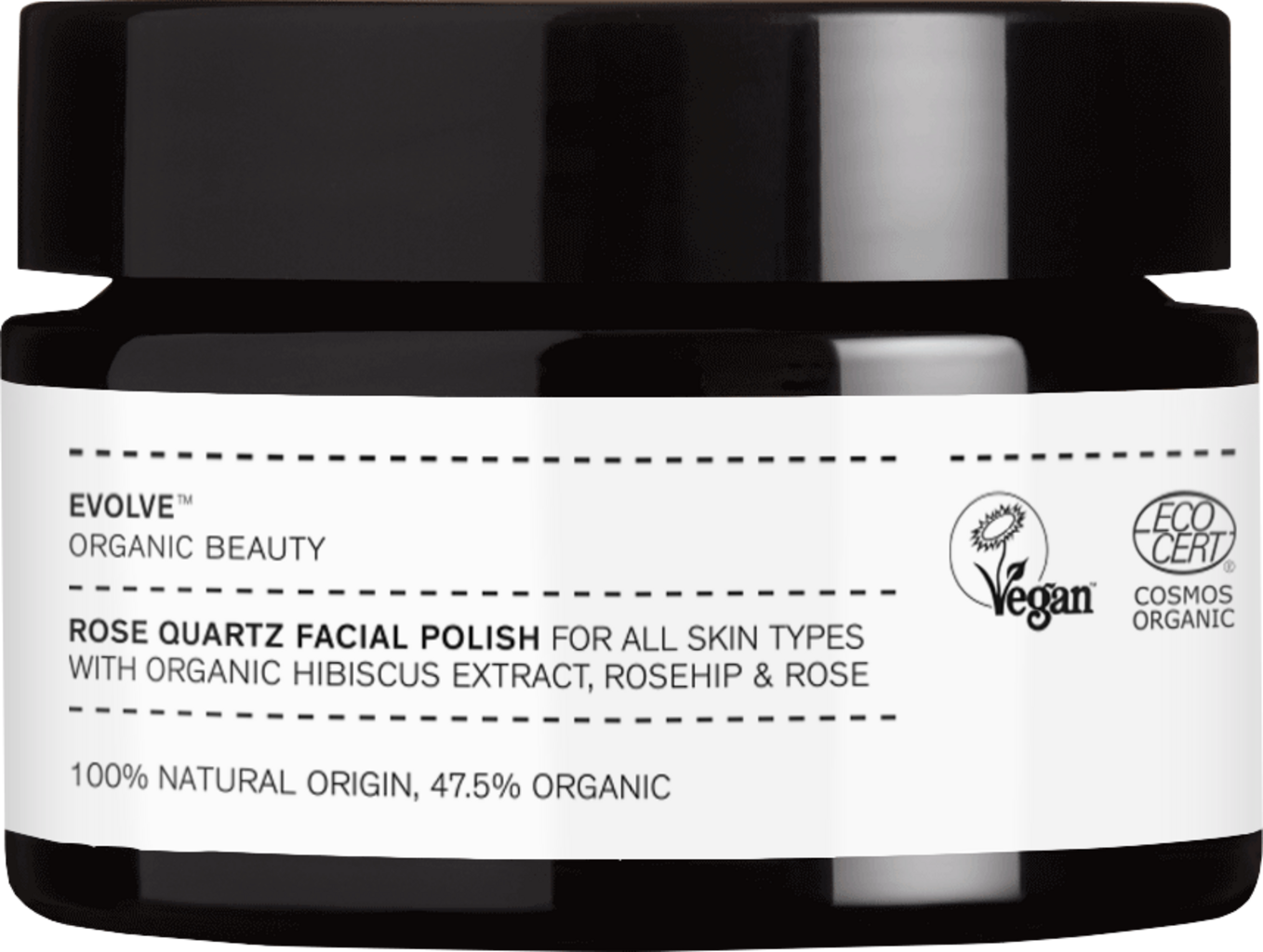 Evolve Organic Beauty  Rose Quartz Facial Polish, 30 ml