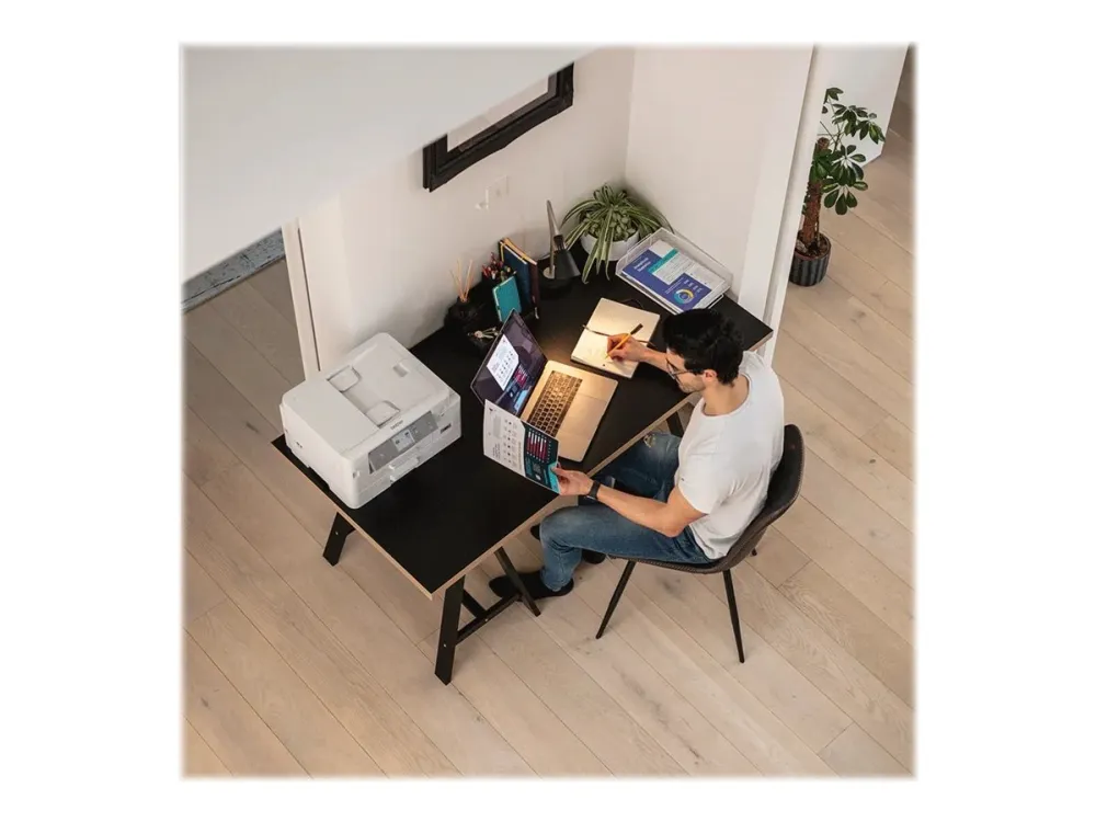 Brother MFC-J4540DWXL - Multifunktionsprinter - farve - blækprinter - A4/Legal (medie) - op til 13 spm (kopiering) - op til 20 spm (udskriver) - 150 ark - 14.4 Kbps - USB 2.0, LAN, Wi-Fi(n), NFC