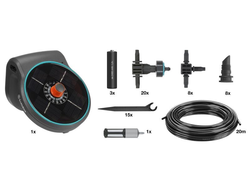 GARDENA Bewässerungs-Set AquaBloom Solar-Bewässerungs AquaBloom Set