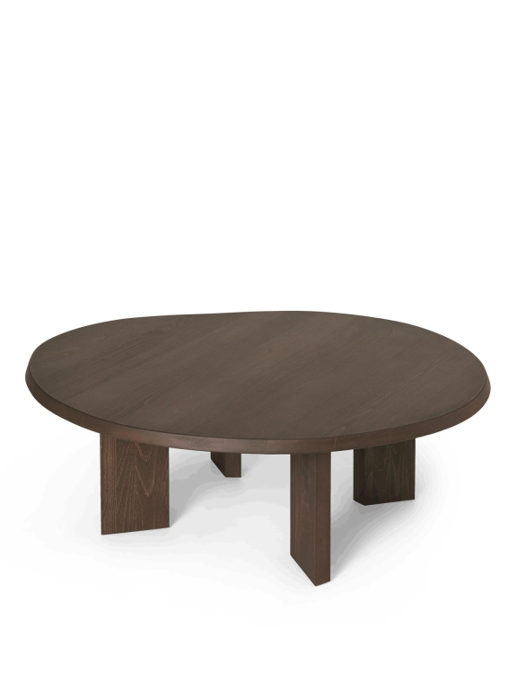 Ferm Living Tarn salontafel wit geolied beuken