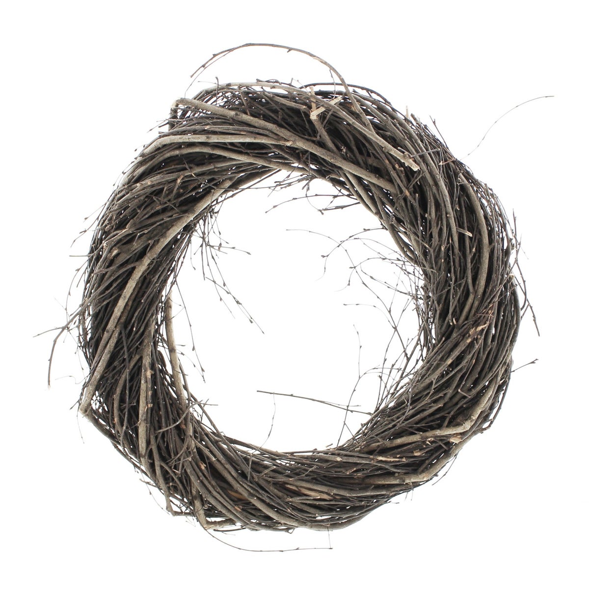 FRANK FLECHTWAREN | Krans van twijgen, groot, ca. Ø 45 cm, binnen Ø 26 cm, zonder decoratie, NATUURLIJKE MATERIALEN