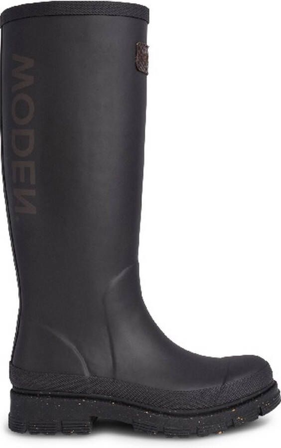 Woden Waterdichte regenlaarzen stijlvol ontwerp Black Dames