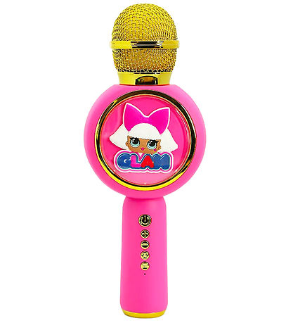 OTL Mikrofon - LED - Karaoke - LOL Surprise - Pink/Guld