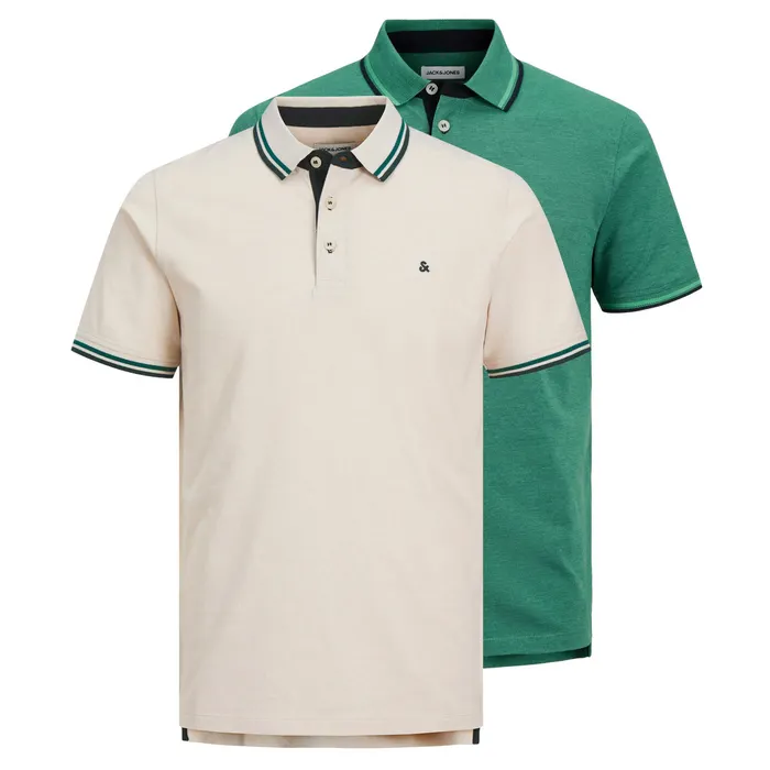 Jack & Jones Paulos Polo's SS Heren (2-pack)