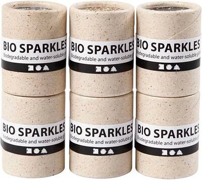 Creativ Company Bio-Glimmer Glitter 6-pack