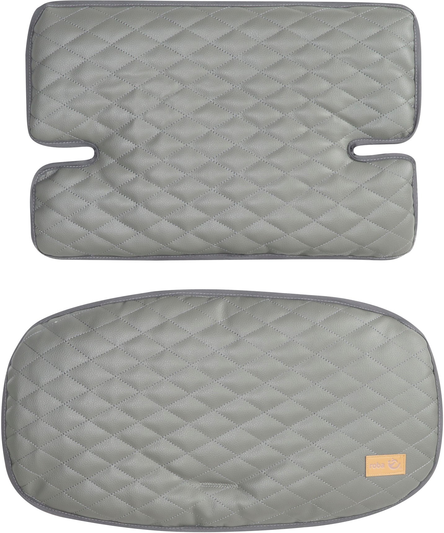 roba® Sitzverkleinerer »Sit Up Luxe, stone gesteppt, 2-teilig« 2 Stk. tlg.