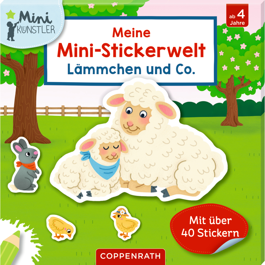 Coppenrath Meine Mini-Stickerwelt: Lämmchen und Co. - Mini-Künstler
