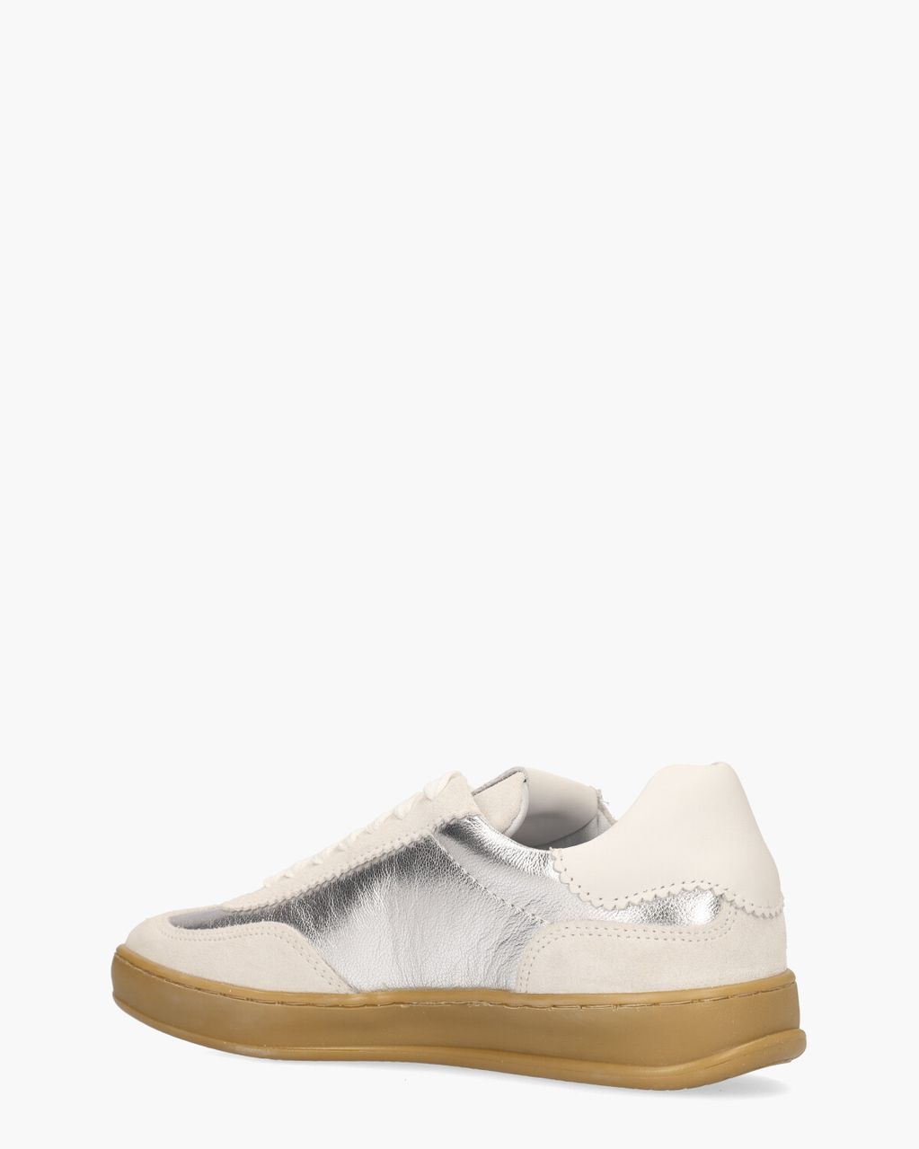 Si Willeke Zilver/Off-White Damessneakers