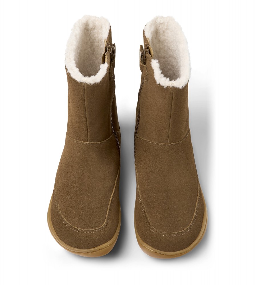 Botas Camper Peu Cami em couro marrom