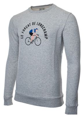 Sweatshirt LeBram x Sports d'Époque Forçat de Longchamp Gris Chiné