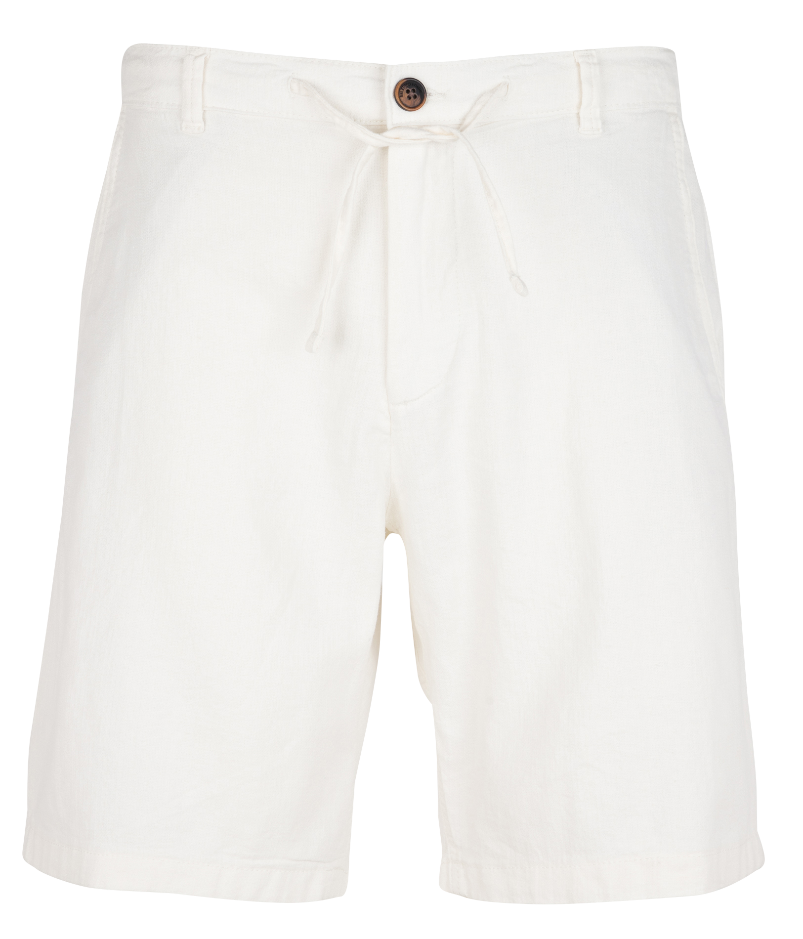 Short regular-fit en coton bio mélangé | Blanc