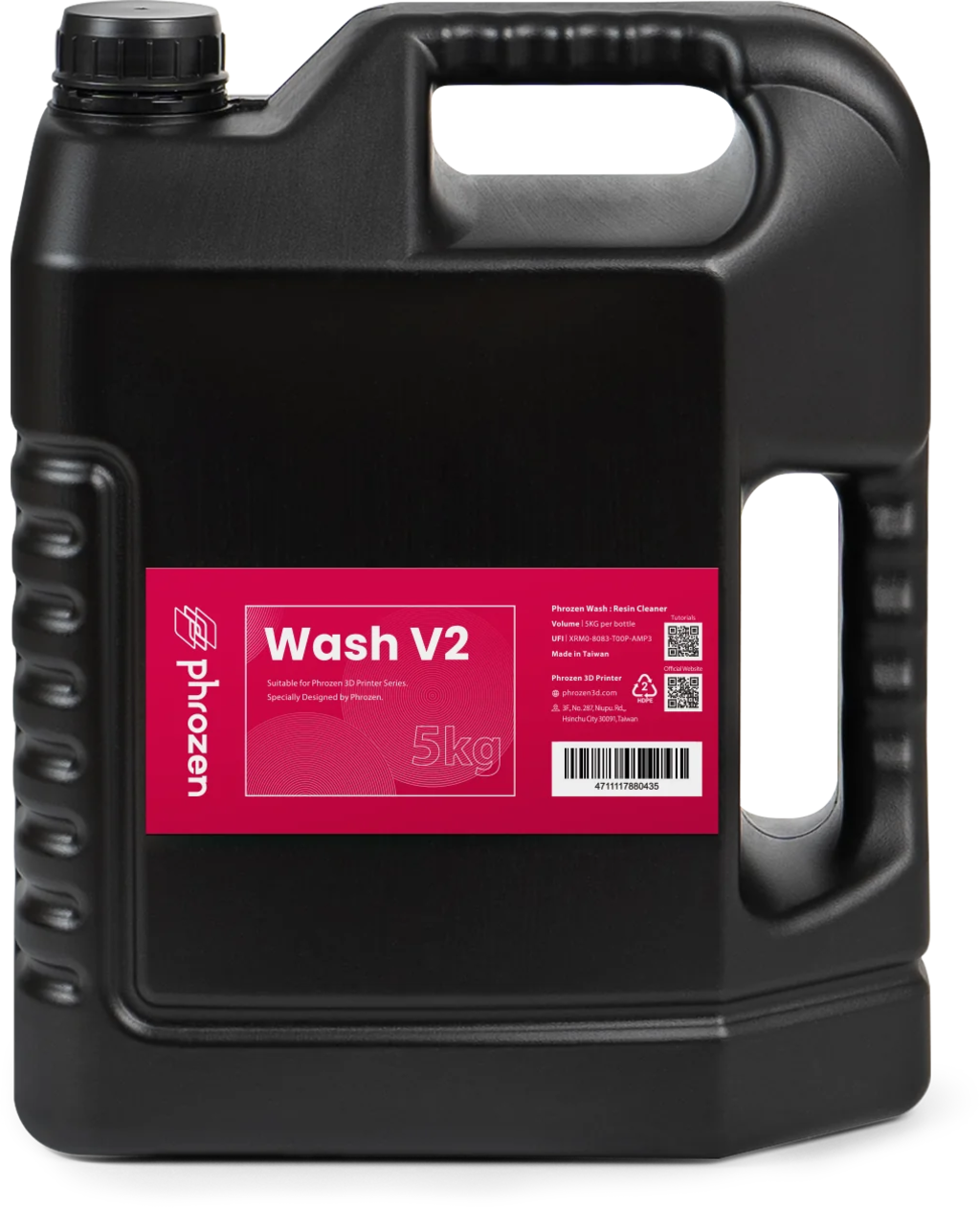Phrozen  Wash V2 Resin Cleaner, 5.000 g    Geruchsarmes Reinigungsmittel für eine leichte Nachbearbeitung