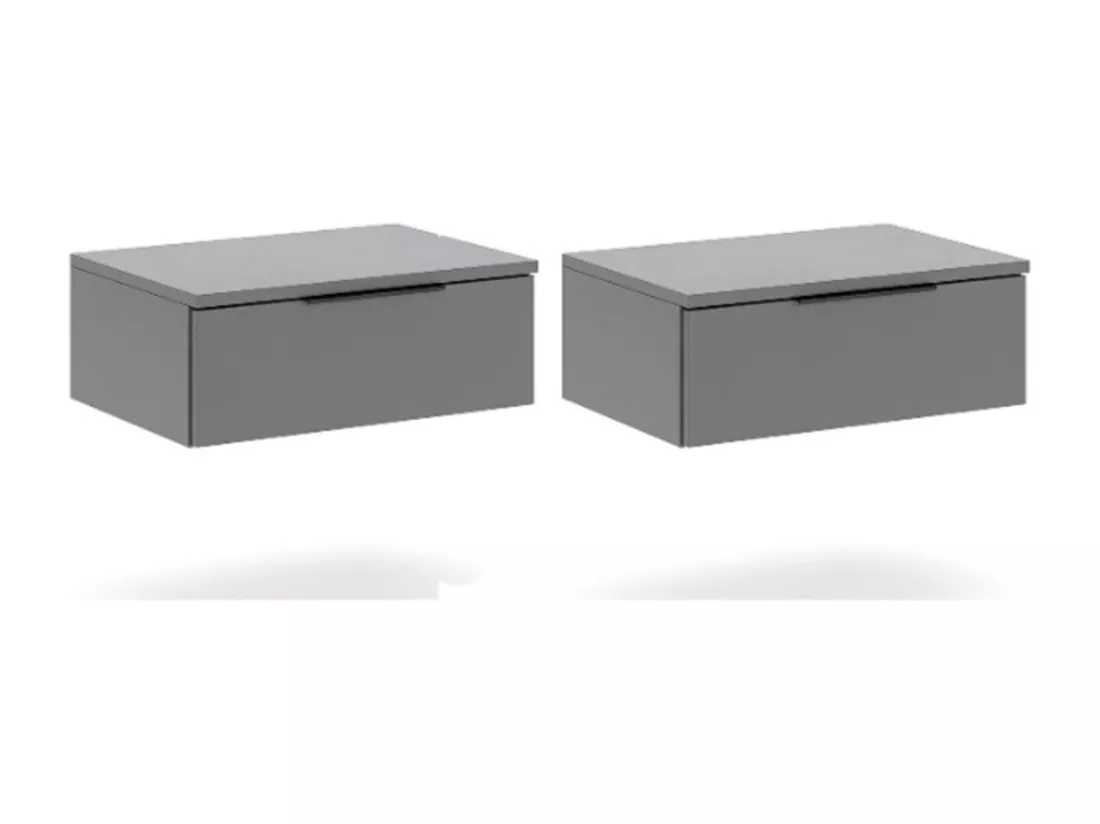 Chambre DONA graphite - SANS ARMOIRE