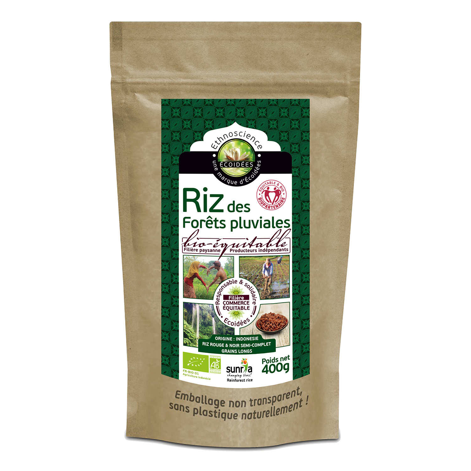 Riz javanais des forêts pluviales Bio et Equitable - Rainforest