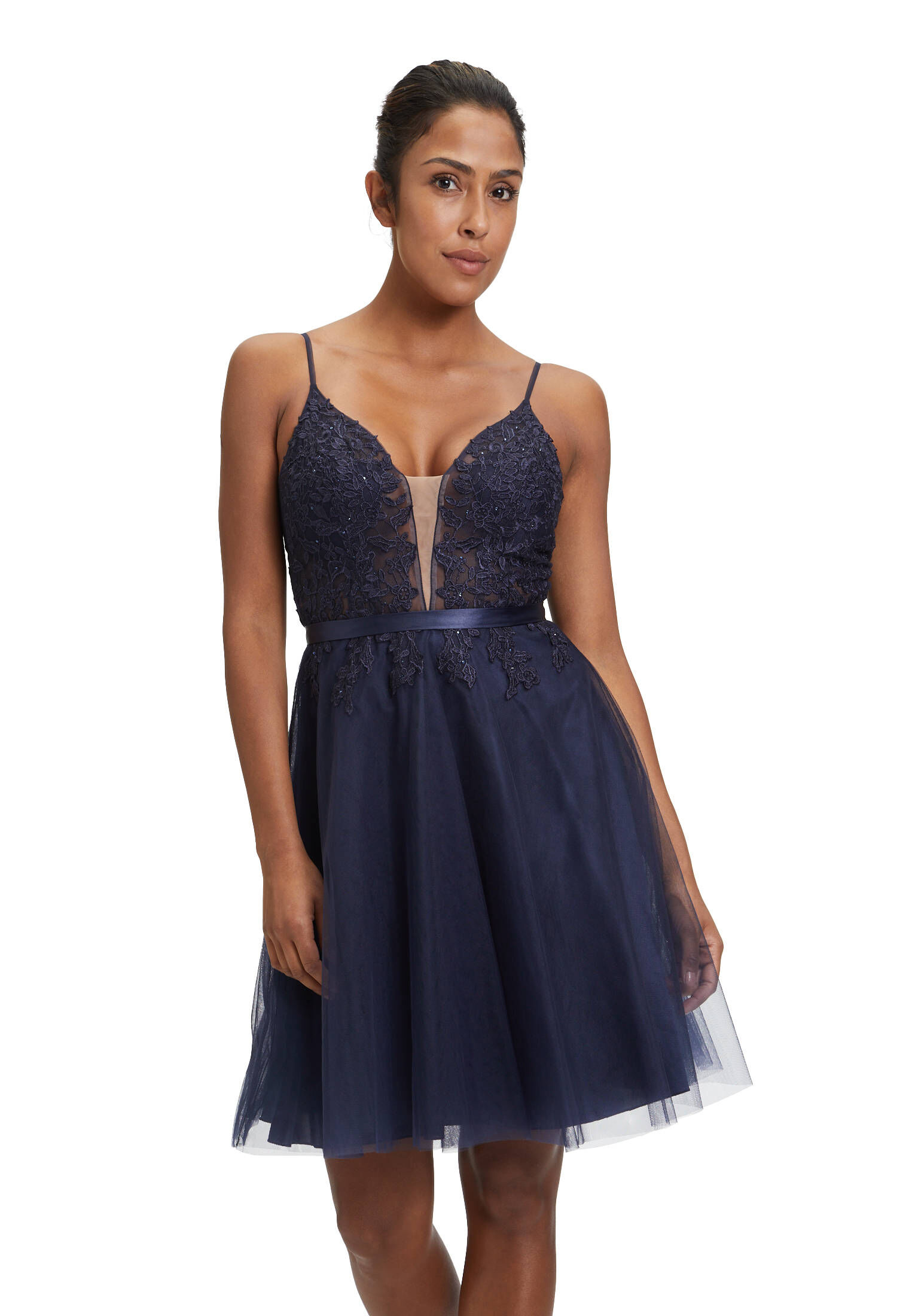 Vera Mont| Damen Cocktailkleid mit Stickerei