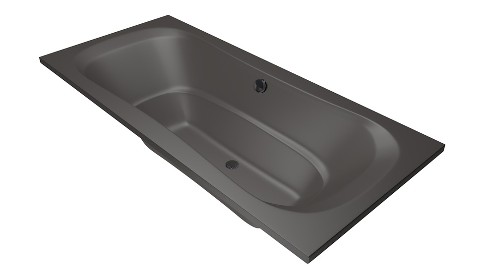 Xenz Nassau duobad 200x90x49cm antraciet
